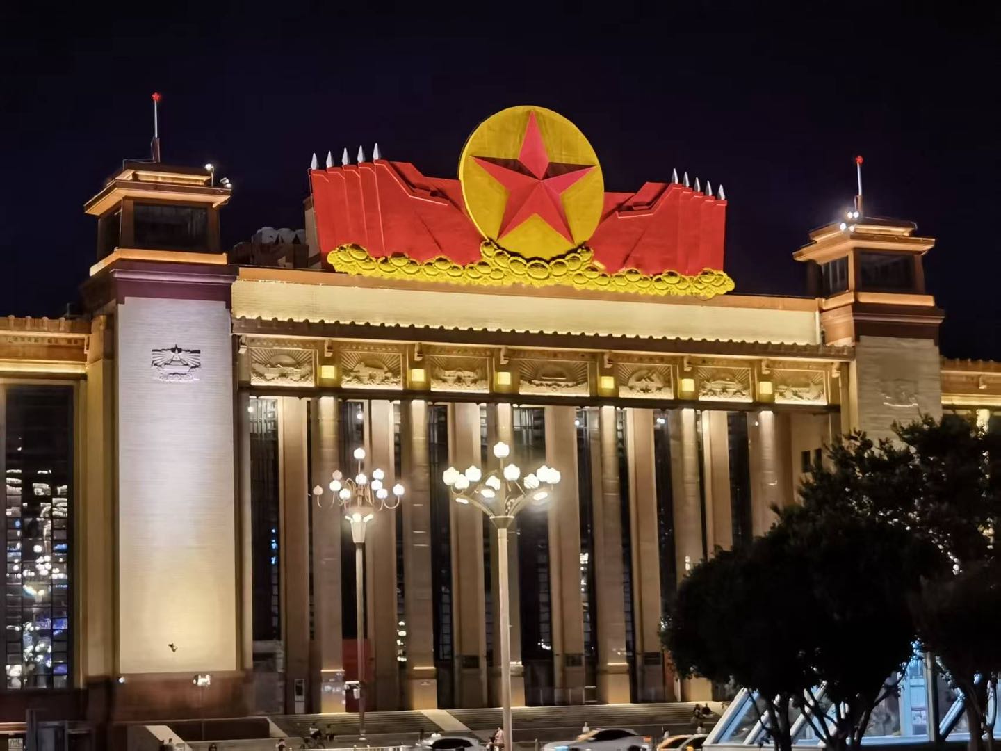 夜色中的建筑摄影